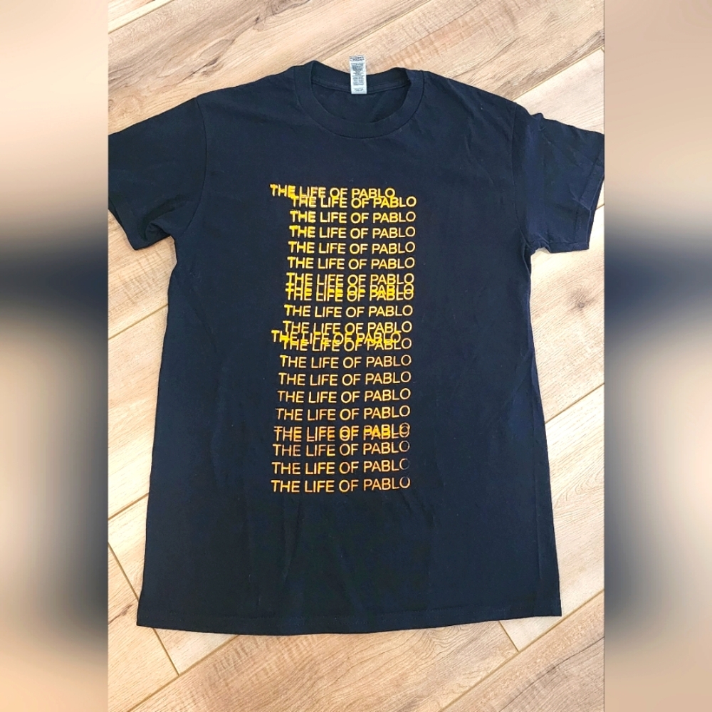 Life Of Pablo Kanye West Black Graphic Tee